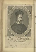 Picture 6 of 6 from The scarlet gown, or, The history of all the present cardinals of Rome. Wherein is set forth the life, birth, and interest, possibility, rich offices, dignities, and charges of every cardinal now living. Also their merits, vertues, and vices : together with the carriages of every of the popes and court of Rome. Whereunto is added, The life of the present Pope Alexander the Seventh (1660), leaf 135