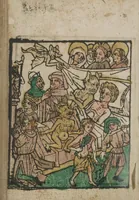 An illustration from Ars moriendi (1475)