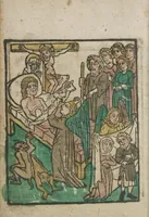 An illustration from Ars moriendi (1475)