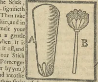 Picture 13 of 49 from A rich cabinet, with variety of inventions: unlock'd and open'd, for the recreation of ingenious spirits ... being receipts and conceits of several natures ... As also variety of recreative fire-works ... Whereunto is added divers experiments in drawing, painting, arithmetick, geometry, astronomy, and other parts of the mathematicks. Likewise directions for ringing the most usual peals (1677), leaf 63