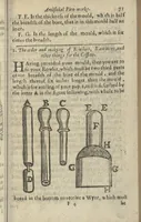 Picture 22 of 49 from A rich cabinet, with variety of inventions: unlock'd and open'd, for the recreation of ingenious spirits ... being receipts and conceits of several natures ... As also variety of recreative fire-works ... Whereunto is added divers experiments in drawing, painting, arithmetick, geometry, astronomy, and other parts of the mathematicks. Likewise directions for ringing the most usual peals (1677), leaf 96