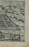Picture 13 of 42 from Americae pars sexta, sive, Historiae ab Hieronymo Be[n]zono Mediolane[n]se scriptae, sectio tertia, res no[n] minus nobiles & admiratione plenas continens, quàm praecedentes duae : in hac enim reperies, qua ratione Hispani opule[n]tissimas illas Peruäni regni provincias occuparint, capto Rege Atabaliba, dei[n]de orta inter ipsos Hispanos in eo regno civilia bella : additus est brevis de Fortunatis insulis co[m]mentariolus in duo capita distinctus : item additiones ad singula capita historiam illustrantes : accessit Peruäni regni chorographica tabula (1596), leaf 118