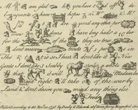An illustration from A political and satirical history of the years 1756, 1757, 1758, 1759, 1760, 1761, and 1762. : In a series of 112 humourous and entertaining prints. Contraining all the most remarkable transactions, characters and caricatures of those memorable years. To which is annexed, an explanatory account or key to every print (1762)