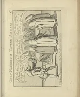 An illustration from A political and satirical history of the years 1756, 1757, 1758, 1759, 1760, 1761, and 1762. : In a series of 112 humourous and entertaining prints. Contraining all the most remarkable transactions, characters and caricatures of those memorable years. To which is annexed, an explanatory account or key to every print (1762)