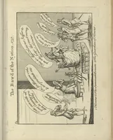 Picture 80 of 109 from A political and satirical history of the years 1756, 1757, 1758, 1759, 1760, 1761, and 1762. : In a series of 112 humourous and entertaining prints. Contraining all the most remarkable transactions, characters and caricatures of those memorable years. To which is annexed, an explanatory account or key to every print (1762), leaf 192