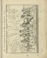 Picture 91 of 109 from A political and satirical history of the years 1756, 1757, 1758, 1759, 1760, 1761, and 1762. : In a series of 112 humourous and entertaining prints. Contraining all the most remarkable transactions, characters and caricatures of those memorable years. To which is annexed, an explanatory account or key to every print (1762), leaf 216