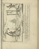 An illustration from A political and satirical history of the years 1756, 1757, 1758, 1759, 1760, 1761, and 1762. : In a series of 112 humourous and entertaining prints. Contraining all the most remarkable transactions, characters and caricatures of those memorable years. To which is annexed, an explanatory account or key to every print (1762)