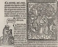 An illustration from Thesoro dela Passion sacratissima de Nuestro Redemptor (1494)