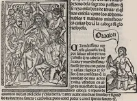 An illustration from Thesoro dela Passion sacratissima de Nuestro Redemptor (1494)