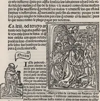 An illustration from Thesoro dela Passion sacratissima de Nuestro Redemptor (1494)