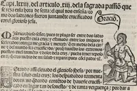 An illustration from Thesoro dela Passion sacratissima de Nuestro Redemptor (1494)