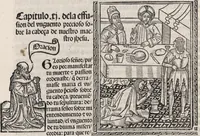 An illustration from Thesoro dela Passion sacratissima de Nuestro Redemptor (1494)