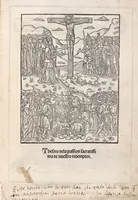 An illustration from Thesoro dela Passion sacratissima de Nuestro Redemptor (1494)
