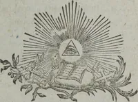 An illustration from Dli︠a︡ maloli︠e︡tnikh di︠e︡teĭ nachinai︠u︡shchikh obuchatʹsi︠a︡ rossīĭskomu chtenīi︠u︡ Azbuka, ili, pervonachalʹnyĭ urok, rukovodstvui︠u︡shchīĭ ikh legchaĭshim sposobom k chtenīi︠u︡ knig (1813)