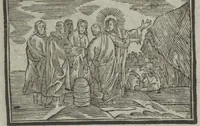 An illustration from Dli︠a︡ maloli︠e︡tnikh di︠e︡teĭ nachinai︠u︡shchikh obuchatʹsi︠a︡ rossīĭskomu chtenīi︠u︡ Azbuka, ili, pervonachalʹnyĭ urok, rukovodstvui︠u︡shchīĭ ikh legchaĭshim sposobom k chtenīi︠u︡ knig (1813)