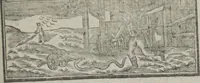 An illustration from Dli︠a︡ maloli︠e︡tnikh di︠e︡teĭ nachinai︠u︡shchikh obuchatʹsi︠a︡ rossīĭskomu chtenīi︠u︡ Azbuka, ili, pervonachalʹnyĭ urok, rukovodstvui︠u︡shchīĭ ikh legchaĭshim sposobom k chtenīi︠u︡ knig (1813)