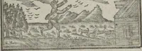 An illustration from Dli︠a︡ maloli︠e︡tnikh di︠e︡teĭ nachinai︠u︡shchikh obuchatʹsi︠a︡ rossīĭskomu chtenīi︠u︡ Azbuka, ili, pervonachalʹnyĭ urok, rukovodstvui︠u︡shchīĭ ikh legchaĭshim sposobom k chtenīi︠u︡ knig (1813)