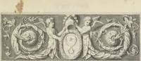 An illustration from Parallele de l'architectvre antiqve et de la moderne : avec vn recveil des dix principavx avthevrs qui ont écrit des cinq ordres ; sçauoir Palladio et Scamozzi, Serlio et Vignola, D. Barbaro et Cataneo, L.B. Alberti et Viola, Bvllant et De Lorme, comparez entre eux. Les trois ordres Grecs, le Doriqve, l'Ioniqve & le Corinthien, font la premiere partie de ce Traitté: Et les deux Latins, le Toscan & le Composite, en font la derniere (1650)