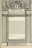 An illustration from Parallele de l'architectvre antiqve et de la moderne : avec vn recveil des dix principavx avthevrs qui ont écrit des cinq ordres ; sçauoir Palladio et Scamozzi, Serlio et Vignola, D. Barbaro et Cataneo, L.B. Alberti et Viola, Bvllant et De Lorme, comparez entre eux. Les trois ordres Grecs, le Doriqve, l'Ioniqve & le Corinthien, font la premiere partie de ce Traitté: Et les deux Latins, le Toscan & le Composite, en font la derniere (1650)