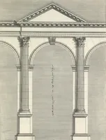 Picture 53 of 124 from Parallele de l'architectvre antiqve et de la moderne : avec vn recveil des dix principavx avthevrs qui ont écrit des cinq ordres ; sçauoir Palladio et Scamozzi, Serlio et Vignola, D. Barbaro et Cataneo, L.B. Alberti et Viola, Bvllant et De Lorme, comparez entre eux. Les trois ordres Grecs, le Doriqve, l'Ioniqve & le Corinthien, font la premiere partie de ce Traitté: Et les deux Latins, le Toscan & le Composite, en font la derniere (1650), leaf 148