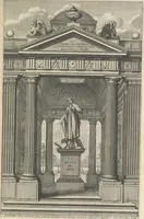 An illustration from Parallele de l'architectvre antiqve et de la moderne : avec vn recveil des dix principavx avthevrs qui ont écrit des cinq ordres ; sçauoir Palladio et Scamozzi, Serlio et Vignola, D. Barbaro et Cataneo, L.B. Alberti et Viola, Bvllant et De Lorme, comparez entre eux. Les trois ordres Grecs, le Doriqve, l'Ioniqve & le Corinthien, font la premiere partie de ce Traitté: Et les deux Latins, le Toscan & le Composite, en font la derniere (1650)