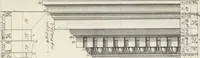 An illustration from Parallele de l'architectvre antiqve et de la moderne : avec vn recveil des dix principavx avthevrs qui ont écrit des cinq ordres ; sçauoir Palladio et Scamozzi, Serlio et Vignola, D. Barbaro et Cataneo, L.B. Alberti et Viola, Bvllant et De Lorme, comparez entre eux. Les trois ordres Grecs, le Doriqve, l'Ioniqve & le Corinthien, font la premiere partie de ce Traitté: Et les deux Latins, le Toscan & le Composite, en font la derniere (1650)