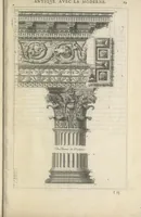 Picture 31 of 124 from Parallele de l'architectvre antiqve et de la moderne : avec vn recveil des dix principavx avthevrs qui ont écrit des cinq ordres ; sçauoir Palladio et Scamozzi, Serlio et Vignola, D. Barbaro et Cataneo, L.B. Alberti et Viola, Bvllant et De Lorme, comparez entre eux. Les trois ordres Grecs, le Doriqve, l'Ioniqve & le Corinthien, font la premiere partie de ce Traitté: Et les deux Latins, le Toscan & le Composite, en font la derniere (1650), leaf 88