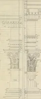 Picture 34 of 124 from Parallele de l'architectvre antiqve et de la moderne : avec vn recveil des dix principavx avthevrs qui ont écrit des cinq ordres ; sçauoir Palladio et Scamozzi, Serlio et Vignola, D. Barbaro et Cataneo, L.B. Alberti et Viola, Bvllant et De Lorme, comparez entre eux. Les trois ordres Grecs, le Doriqve, l'Ioniqve & le Corinthien, font la premiere partie de ce Traitté: Et les deux Latins, le Toscan & le Composite, en font la derniere (1650), leaf 94