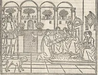 An illustration from Nouellino de Masuccio Salernitano (1503)