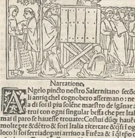 Picture 9 of 25 from Nouellino de Masuccio Salernitano (1503), leaf 57