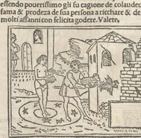 An illustration from Nouellino de Masuccio Salernitano (1503)