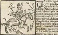 An illustration from Tractatus de scachis mistice interpretatus de moribus per singulos hominu[m] status (1505)