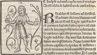 An illustration from Tractatus de scachis mistice interpretatus de moribus per singulos hominu[m] status (1505)