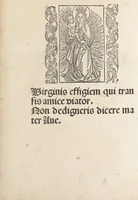 Picture 1 of 13 from In laude[m] gloriose Virginis Marie multoru[m]q[ue] Sanctoru[m] varij generis carmina Sebastiani Brant (1494), leaf 19