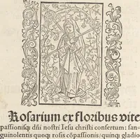 Picture 5 of 13 from In laude[m] gloriose Virginis Marie multoru[m]q[ue] Sanctoru[m] varij generis carmina Sebastiani Brant (1494), leaf 33