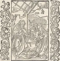 An illustration from In laude[m] gloriose Virginis Marie multoru[m]q[ue] Sanctoru[m] varij generis carmina Sebastiani Brant (1494)