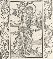 Picture 10 of 13 from In laude[m] gloriose Virginis Marie multoru[m]q[ue] Sanctoru[m] varij generis carmina Sebastiani Brant (1494), leaf 71