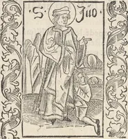 Picture 13 of 13 from In laude[m] gloriose Virginis Marie multoru[m]q[ue] Sanctoru[m] varij generis carmina Sebastiani Brant (1494), leaf 91