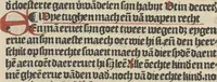 An illustration from Den spiegel van Sassen va[n] allen keyserlijken rechten (1504)