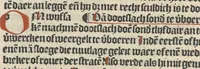 An illustration from Den spiegel van Sassen va[n] allen keyserlijken rechten (1504)