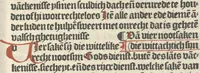 An illustration from Den spiegel van Sassen va[n] allen keyserlijken rechten (1504)
