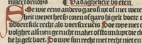 An illustration from Den spiegel van Sassen va[n] allen keyserlijken rechten (1504)