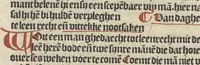 An illustration from Den spiegel van Sassen va[n] allen keyserlijken rechten (1504)