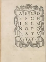 Picture 76 of 95 from Libro di M. Giouanbattista Palatino, cittadino romano, nelqual s'insegna à scriuere ogni sorte lettera, antica, et moderna, di qualunque natione, con le sue regole, et misure, et essempi : et con vn breue, et vtil discorso de le cifre (1545), leaf 101