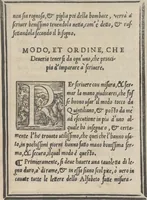 Picture 94 of 95 from Libro di M. Giouanbattista Palatino, cittadino romano, nelqual s'insegna à scriuere ogni sorte lettera, antica, et moderna, di qualunque natione, con le sue regole, et misure, et essempi : et con vn breue, et vtil discorso de le cifre (1545), leaf 128