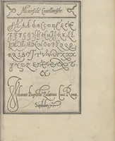 An illustration from Libro di M. Giouanbattista Palatino, cittadino romano, nelqual s'insegna à scriuere ogni sorte lettera, antica, et moderna, di qualunque natione, con le sue regole, et misure, et essempi : et con vn breue, et vtil discorso de le cifre (1545)