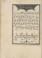 Picture 34 of 95 from Libro di M. Giouanbattista Palatino, cittadino romano, nelqual s'insegna à scriuere ogni sorte lettera, antica, et moderna, di qualunque natione, con le sue regole, et misure, et essempi : et con vn breue, et vtil discorso de le cifre (1545), leaf 49