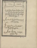 Picture 39 of 95 from Libro di M. Giouanbattista Palatino, cittadino romano, nelqual s'insegna à scriuere ogni sorte lettera, antica, et moderna, di qualunque natione, con le sue regole, et misure, et essempi : et con vn breue, et vtil discorso de le cifre (1545), leaf 56