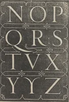 An illustration from Libro di M. Giouanbattista Palatino, cittadino romano, nelqual s'insegna à scriuere ogni sorte lettera, antica, et moderna, di qualunque natione, con le sue regole, et misure, et essempi : et con vn breue, et vtil discorso de le cifre (1545)