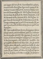 Picture 56 of 95 from Libro di M. Giouanbattista Palatino, cittadino romano, nelqual s'insegna à scriuere ogni sorte lettera, antica, et moderna, di qualunque natione, con le sue regole, et misure, et essempi : et con vn breue, et vtil discorso de le cifre (1545), leaf 78